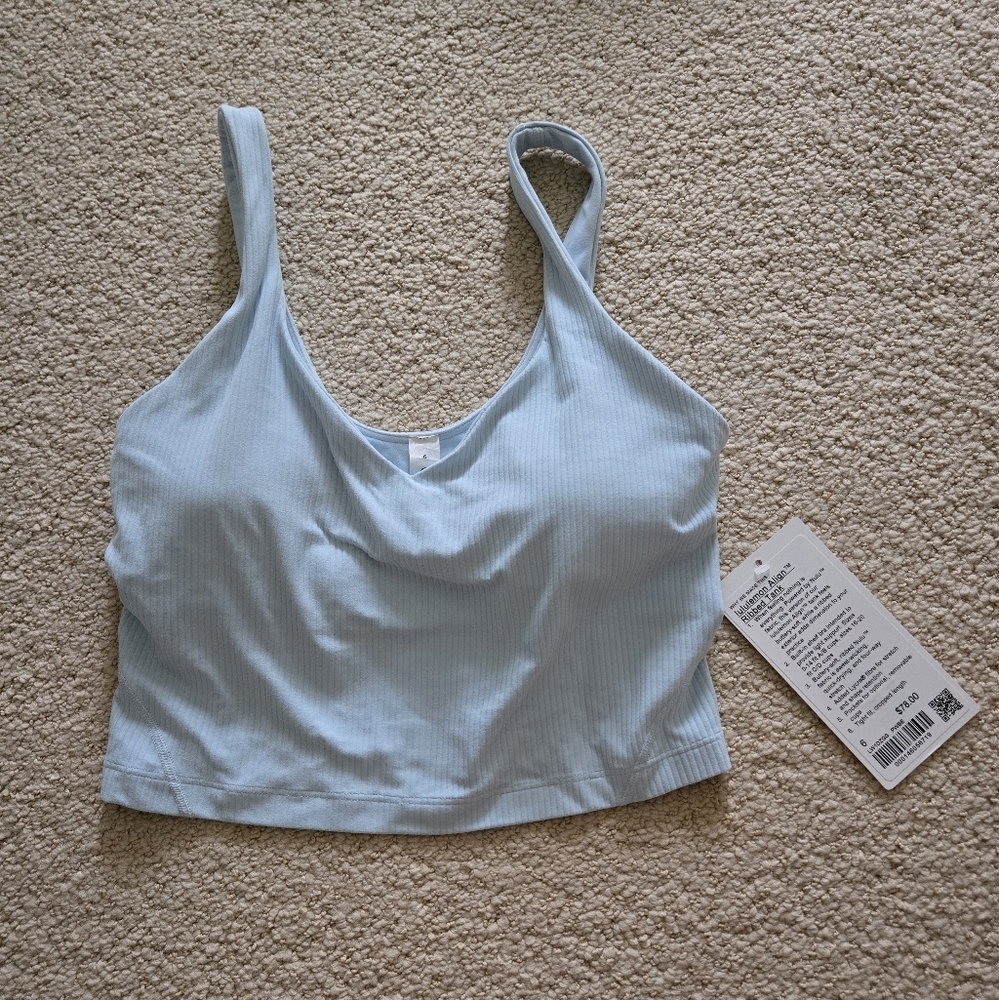 Lululemon ribbed align tank 6 powder blue